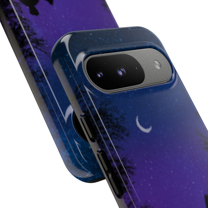 Starry Night Phone Case for Dog Lovers