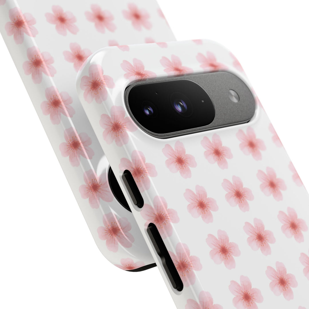Cherry Blossom Tough Phone Case - Floral Design for Spring & Summer