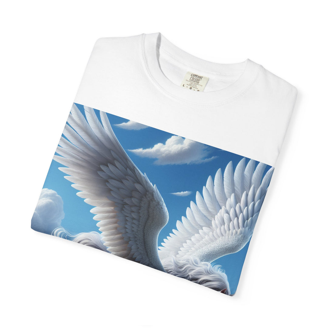 Mythical Pegasus Unisex Garment-Dyed T-shirt | Dreamy Fantasy Art Tee