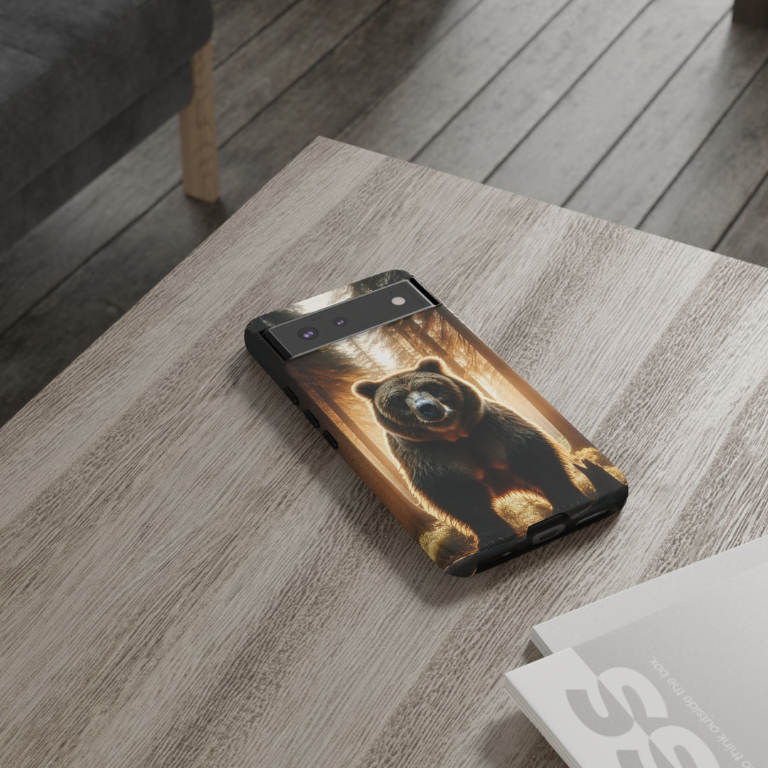 Wildlife Phone Case - Tough Cases with Bear Design, Nature Lover Gift, Animal-Themed Accessories, Eco-Friendly Tech Protection