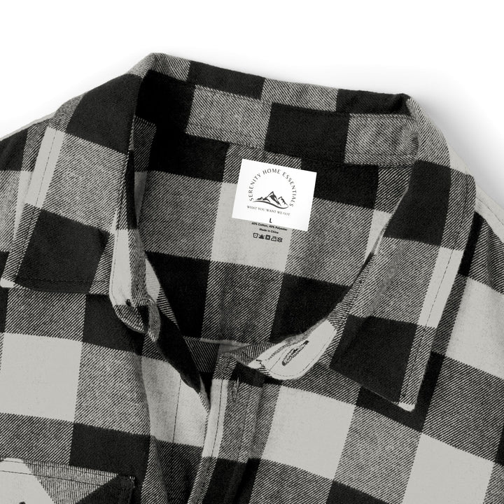 80s Inspired Unisex Flannel Shirt - Retro Cozy Casual Wear