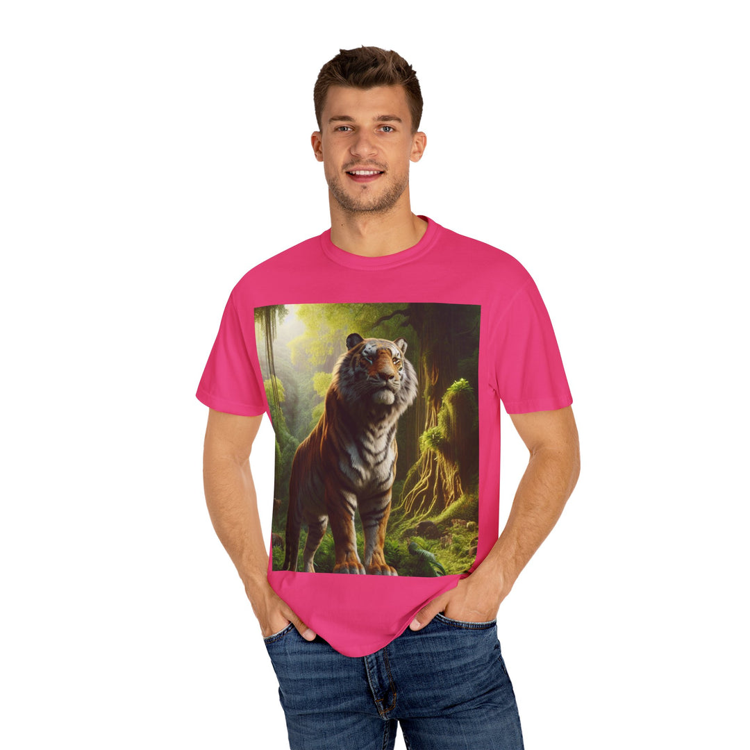 Majestic Tiger Unisex Garment-Dyed T-Shirt