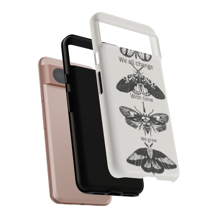 Inspirational Phone Case - We All Change With Time - Tough Cases for Nature Lovers
