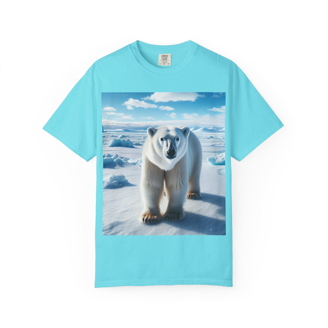 Polar Bear Graphic Unisex Garment-Dyed T-Shirt