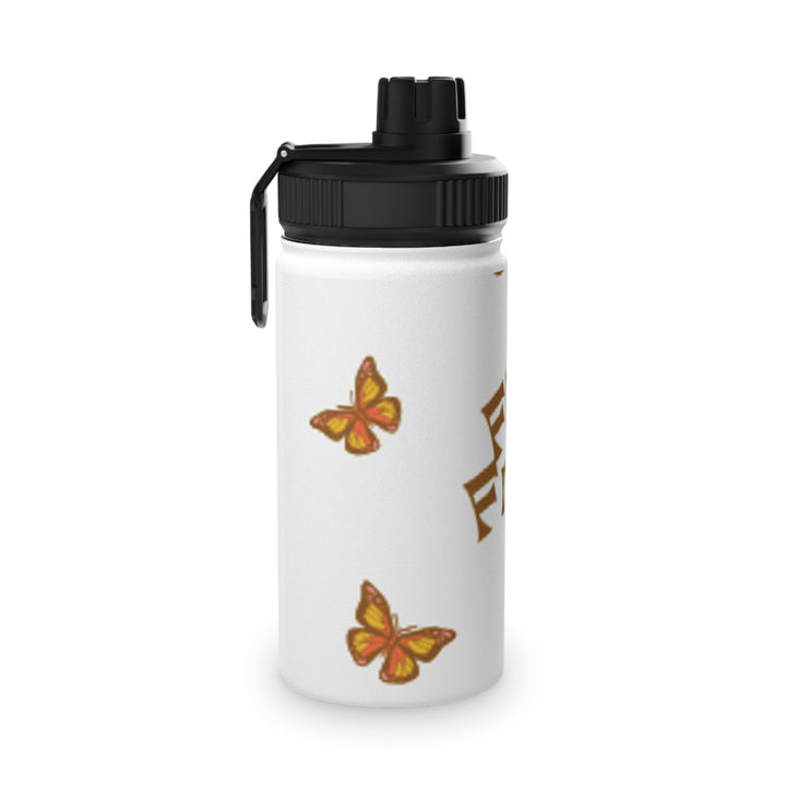 Fly Free Stainless Steel Water Bottle with Sports Lid - Travel Essential for Active Lifestyles