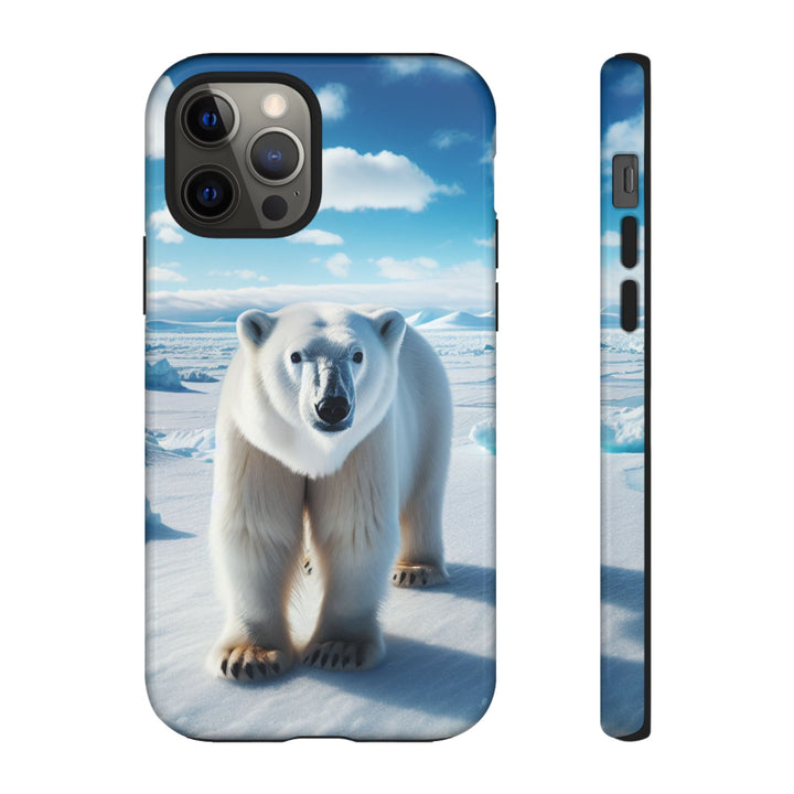Polar Bear Tough Phone Case - Durable Protector with Arctic Design