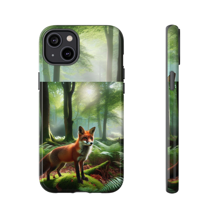 Nature-Inspired Tough Case with Fox Design