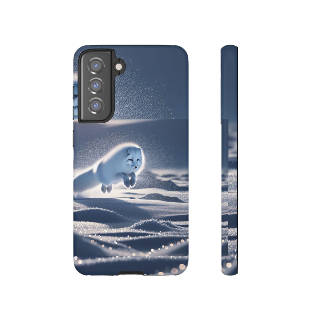 Cute Arctic Fox Phone Case – Tough Protective Cover for Animal Lovers