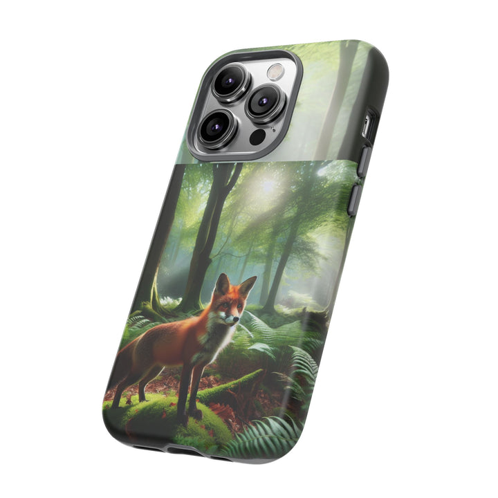 Nature-Inspired Tough Case with Fox Design
