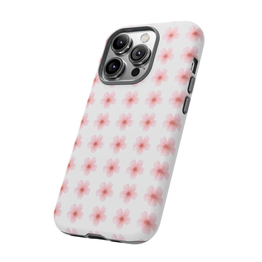 Cherry Blossom Tough Phone Case - Floral Design for Spring & Summer