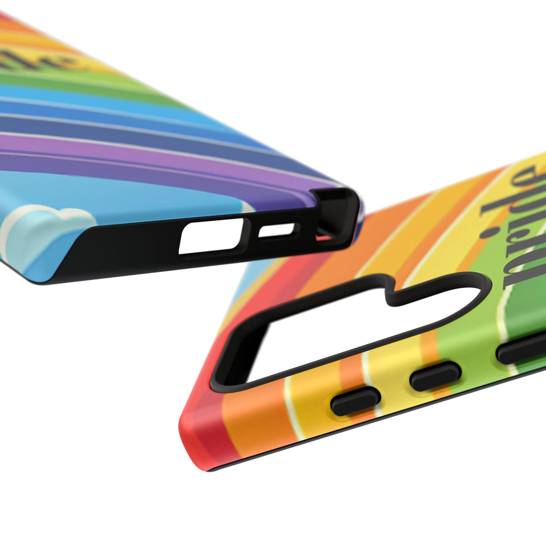 Pride Phone Case - Rainbow Gradient, LGBTQ+ Accessory, Colorful Phone Cover, Unique Gift for Pride Month, Phone Protection