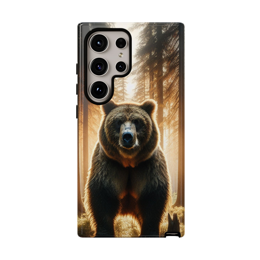 Wildlife Phone Case - Tough Cases with Bear Design, Nature Lover Gift, Animal-Themed Accessories, Eco-Friendly Tech Protection