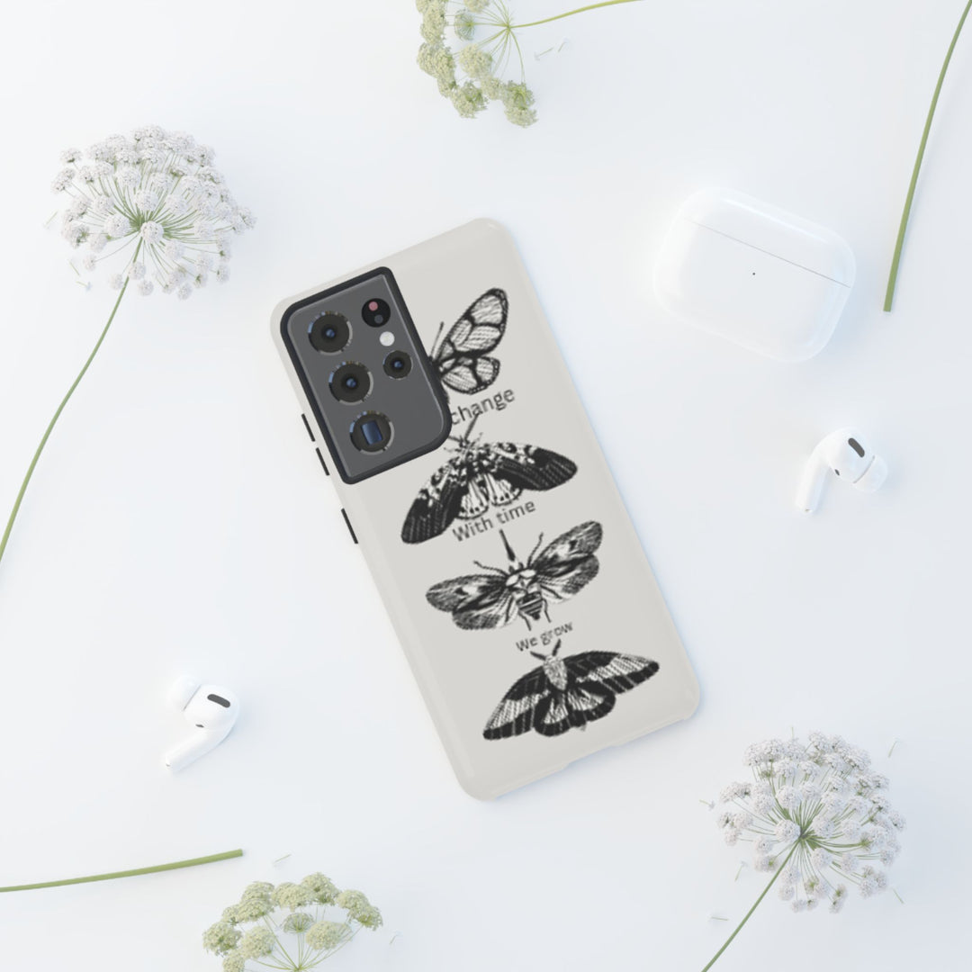 Inspirational Phone Case - We All Change With Time - Tough Cases for Nature Lovers