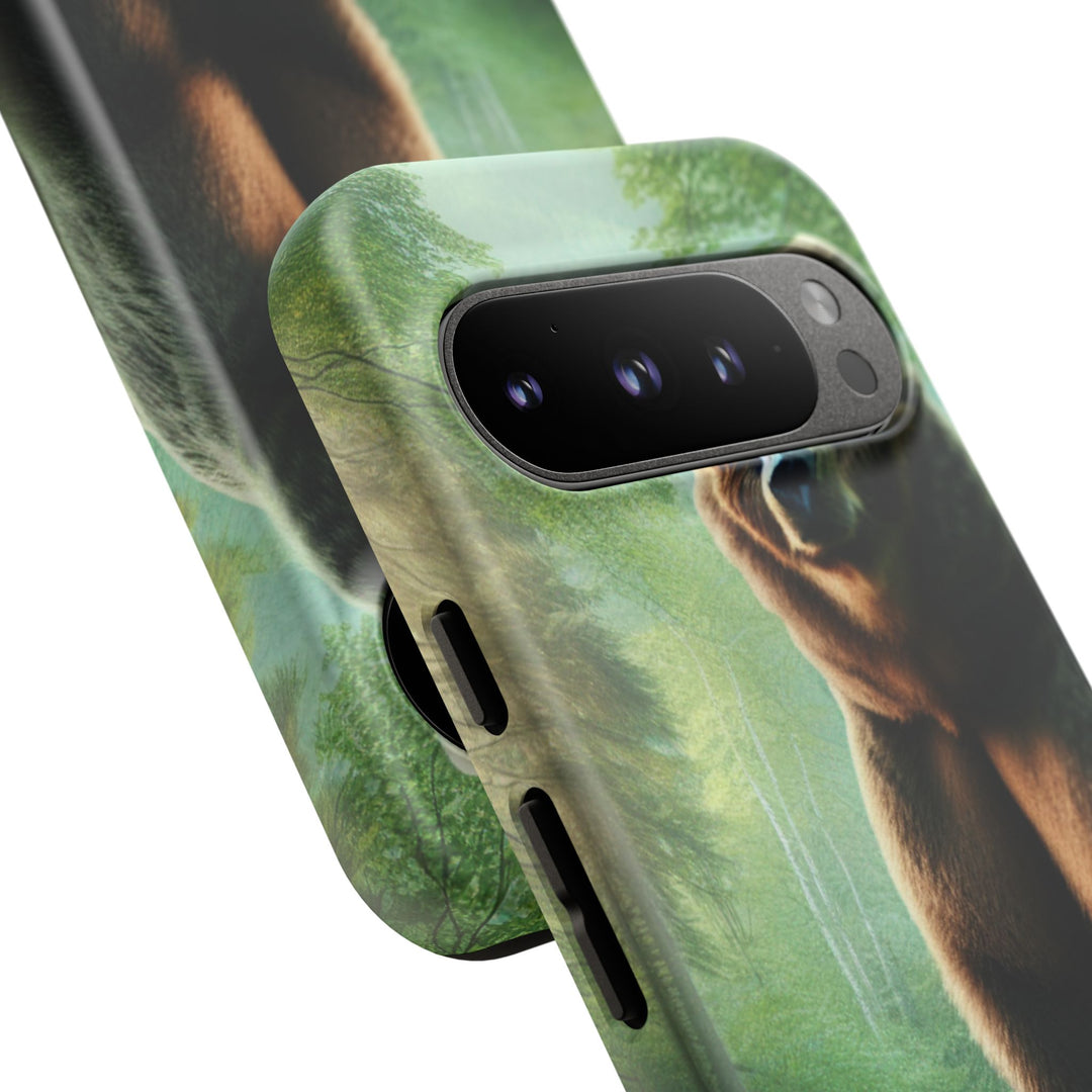 Wildlife Phone Case - Tough Bear Design for Nature Lovers