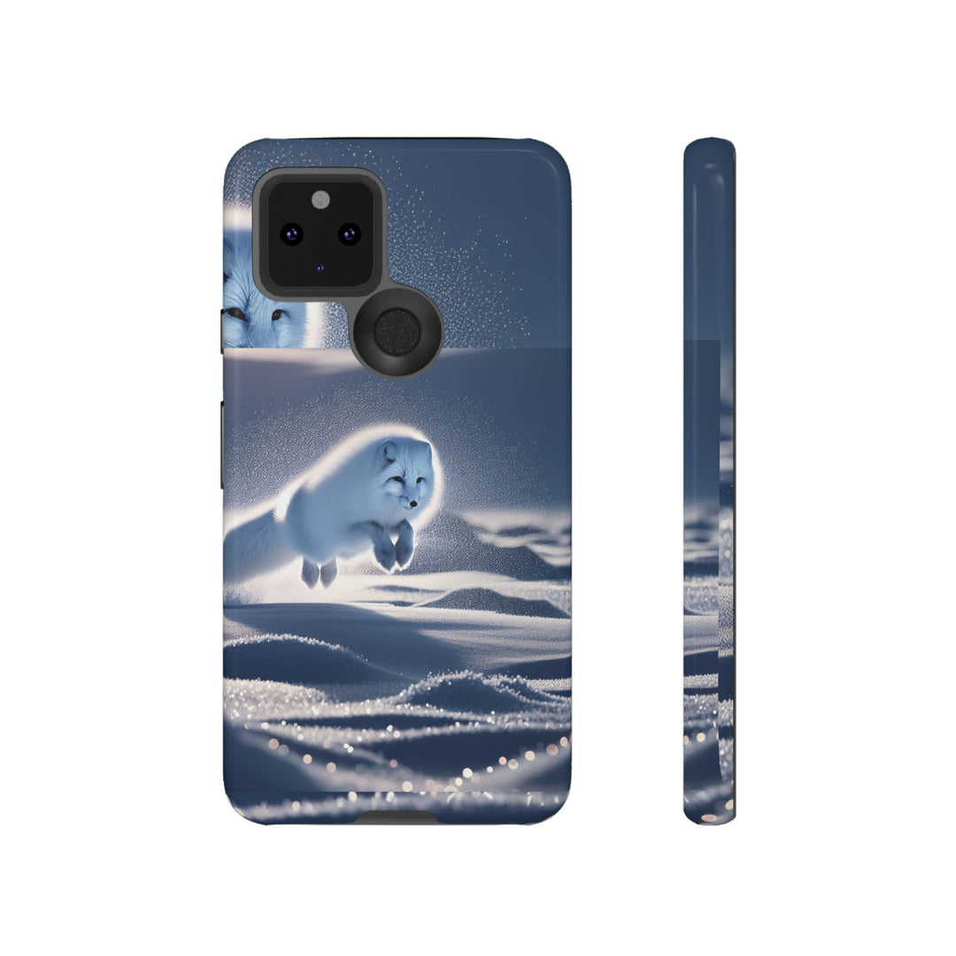 Cute Arctic Fox Phone Case – Tough Protective Cover for Animal Lovers