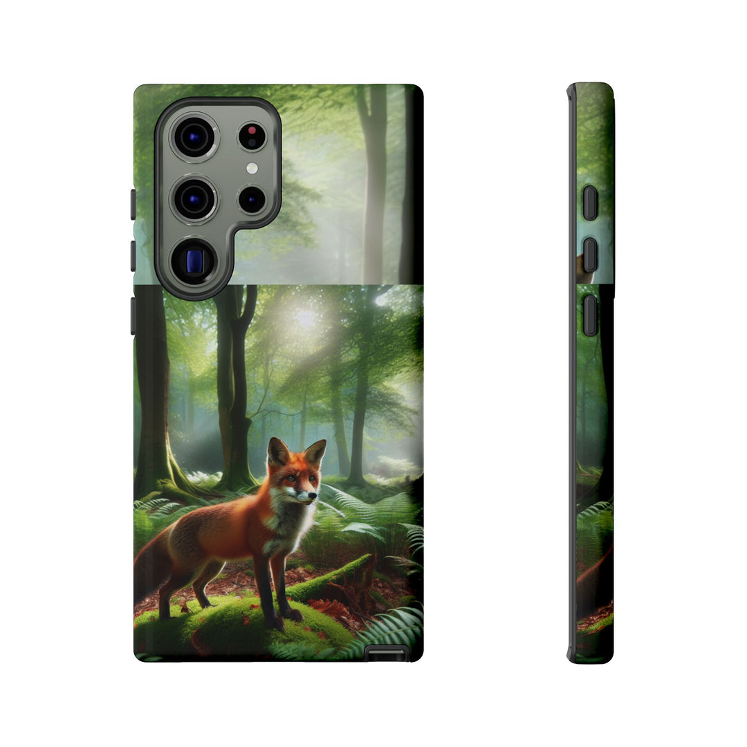 Nature-Inspired Tough Case with Fox Design