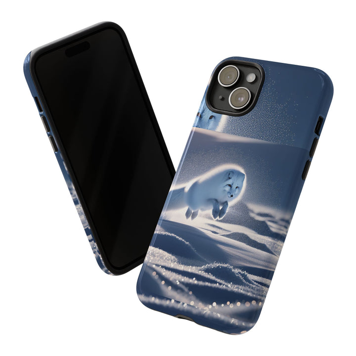 Cute Arctic Fox Phone Case – Tough Protective Cover for Animal Lovers
