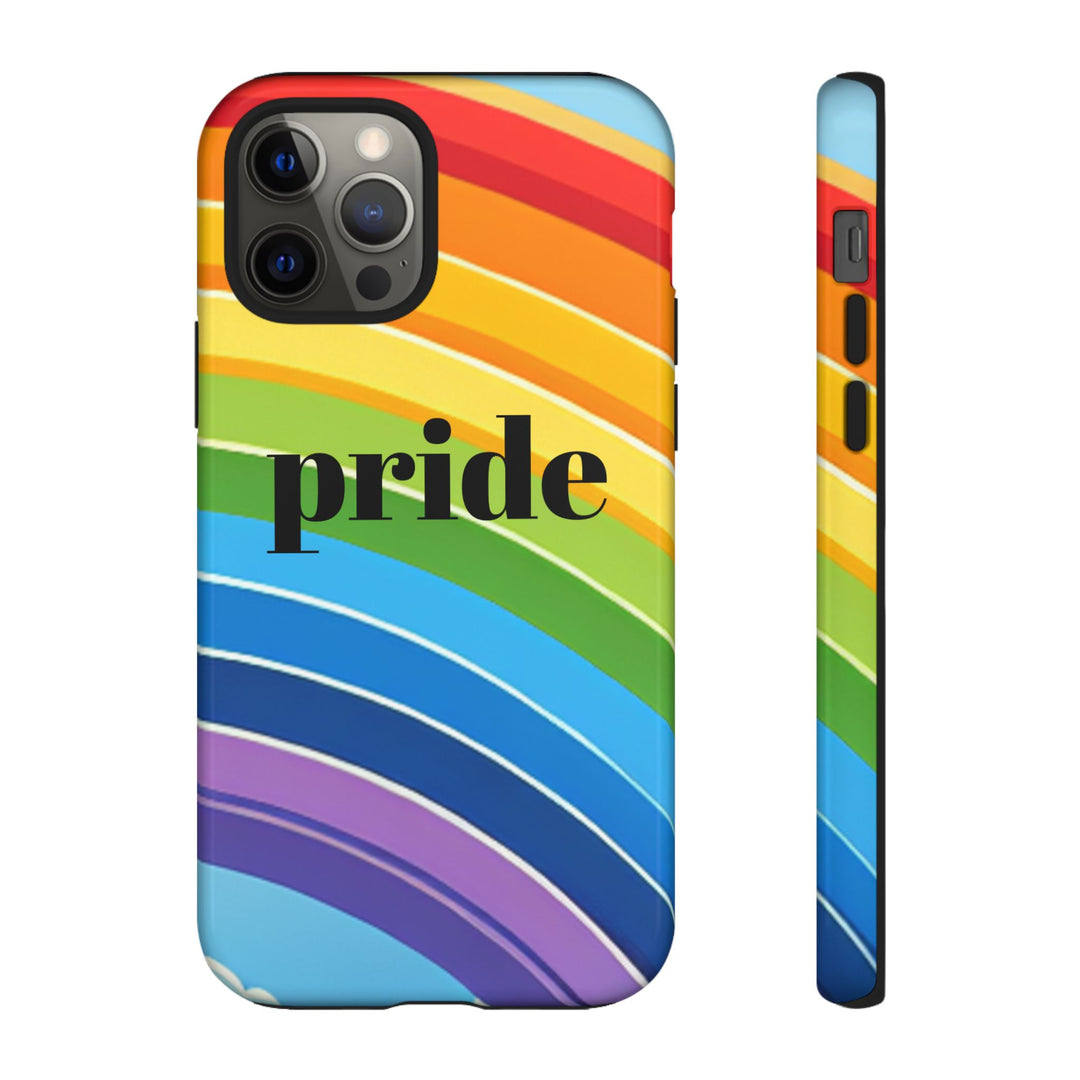 Pride Phone Case - Rainbow Gradient, LGBTQ+ Accessory, Colorful Phone Cover, Unique Gift for Pride Month, Phone Protection