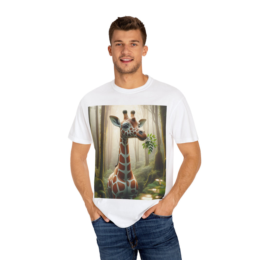 Playful Giraffe Unisex T-Shirt - Nature-Inspired Graphic Tee