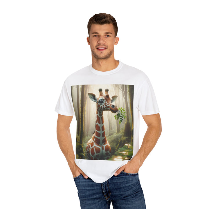 Playful Giraffe Unisex T-Shirt - Nature-Inspired Graphic Tee