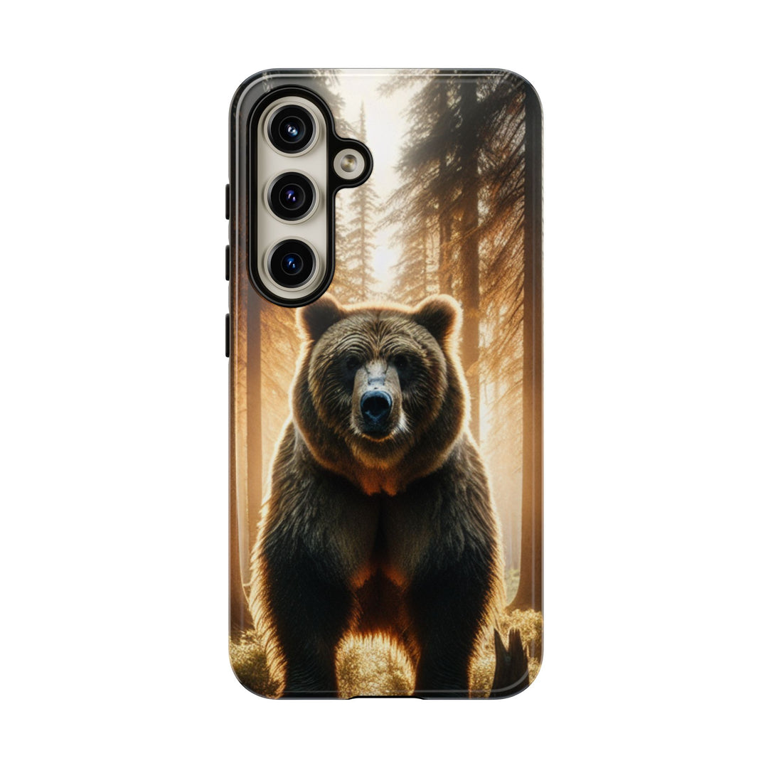 Wildlife Phone Case - Tough Cases with Bear Design, Nature Lover Gift, Animal-Themed Accessories, Eco-Friendly Tech Protection