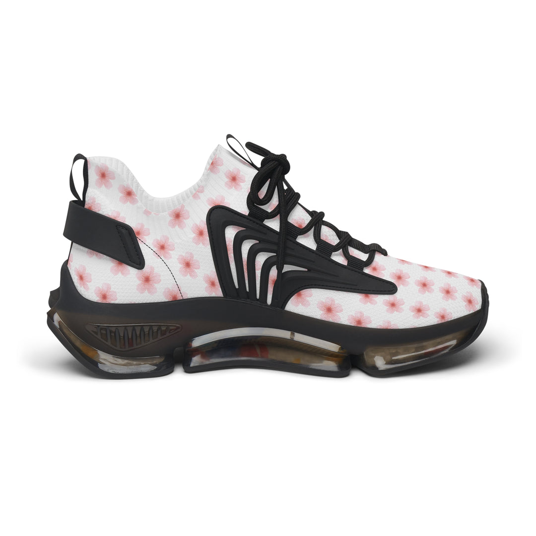 Women's Floral Mesh Sneakers - Lightweight Comfort for Active Lifestyle