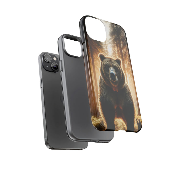 Wildlife Phone Case - Tough Cases with Bear Design, Nature Lover Gift, Animal-Themed Accessories, Eco-Friendly Tech Protection