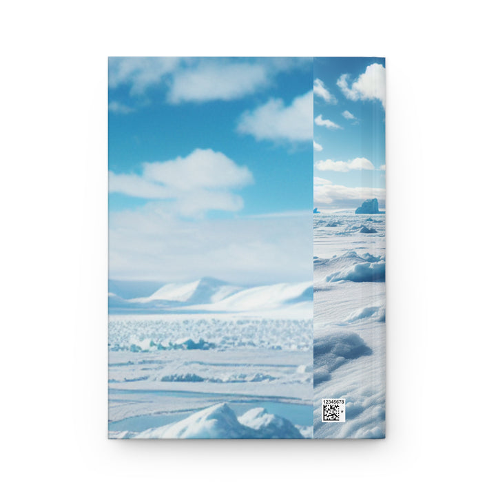 Polar Bear Hardcover Journal - Nature Inspired Matte Finish