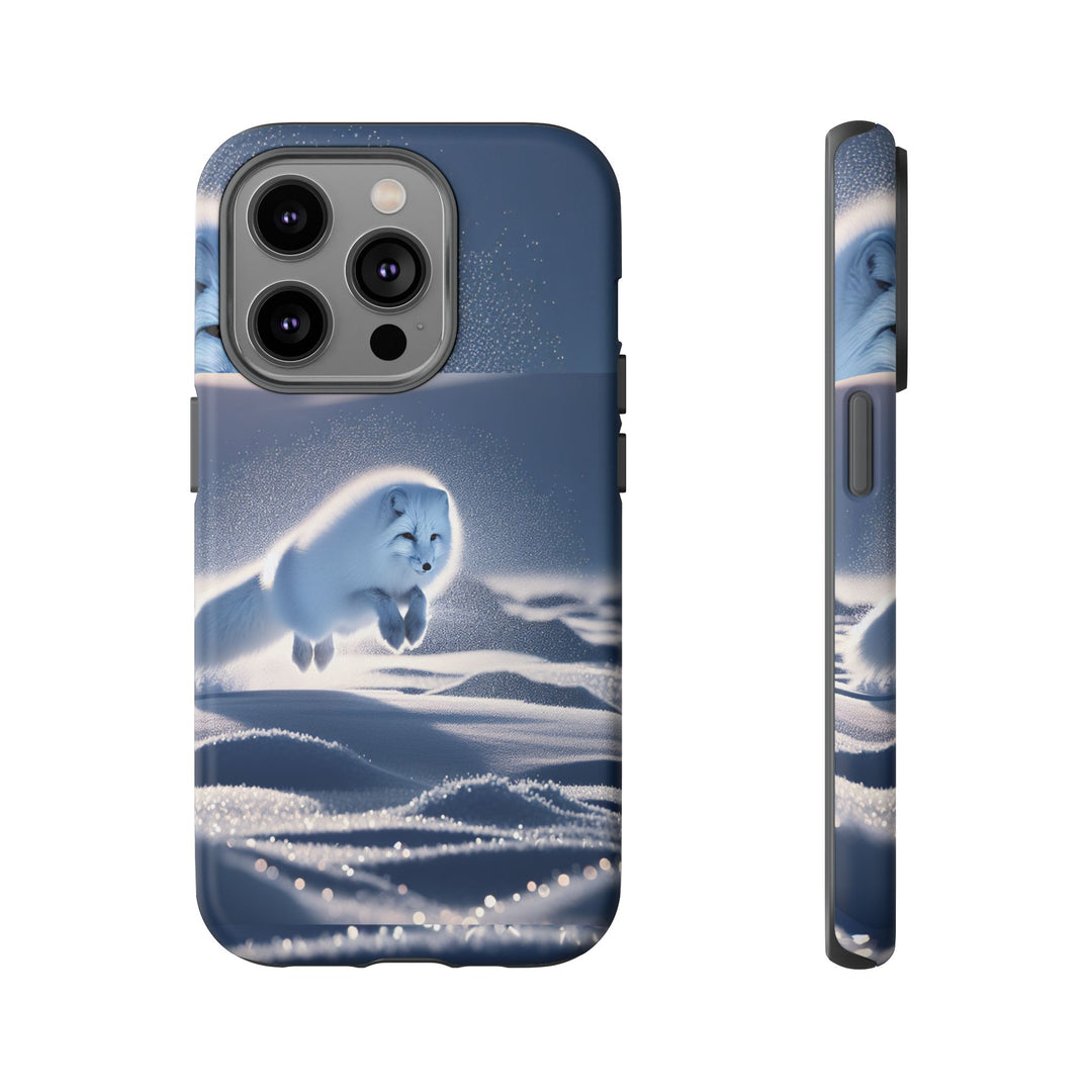 Cute Arctic Fox Phone Case – Tough Protective Cover for Animal Lovers