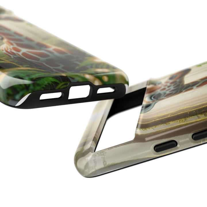 Giraffe Tough Phone Case - Cute Animal Design for Nature Lovers