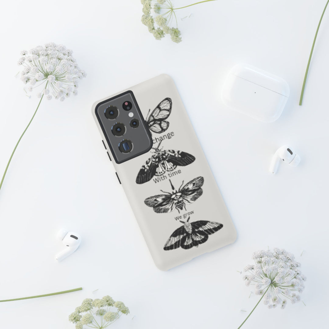 Inspirational Phone Case - We All Change With Time - Tough Cases for Nature Lovers