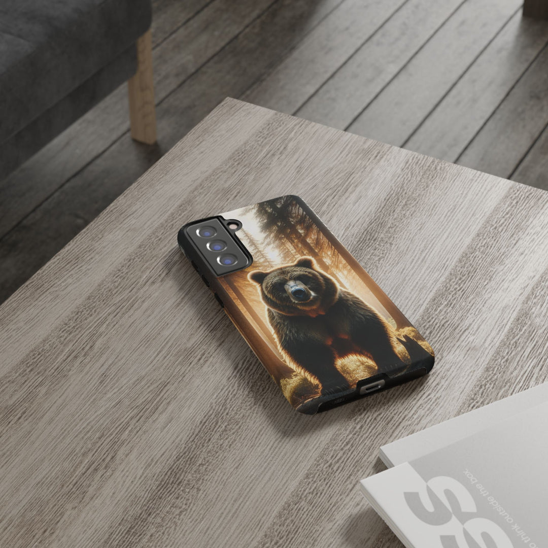 Wildlife Phone Case - Tough Cases with Bear Design, Nature Lover Gift, Animal-Themed Accessories, Eco-Friendly Tech Protection