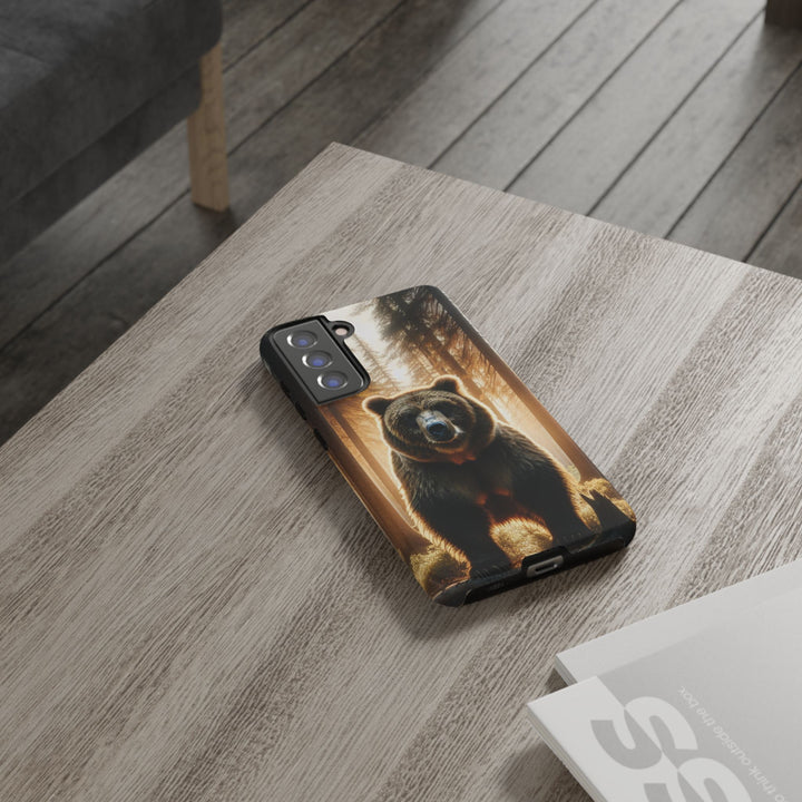 Wildlife Phone Case - Tough Cases with Bear Design, Nature Lover Gift, Animal-Themed Accessories, Eco-Friendly Tech Protection