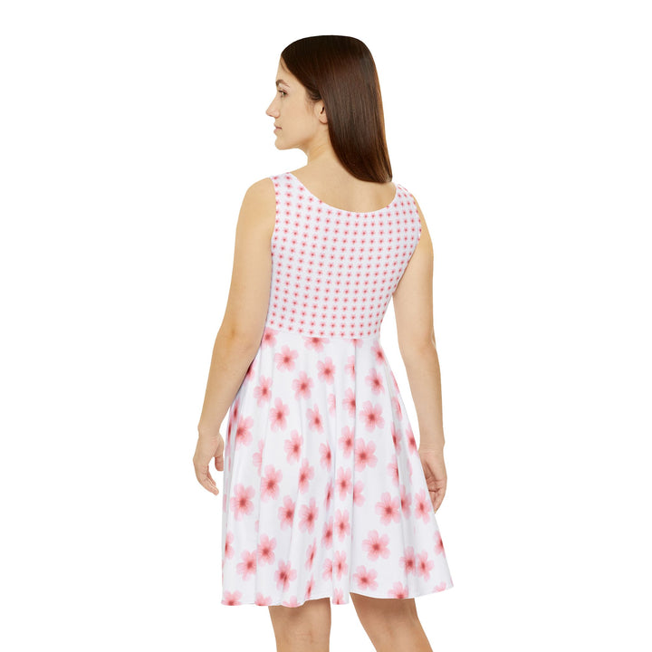 Floral Women's Skater Dress - Charming Summer Style