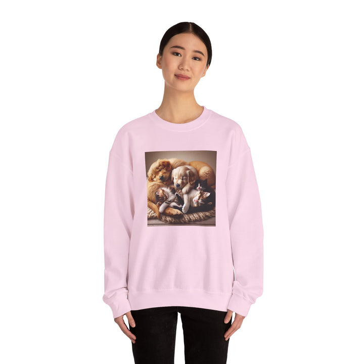 Cozy Pet Lovers' Crewneck Sweatshirt | Cute Dog Design | Gift for Animal Lovers | Comfy Pullover | Birthday or Holiday Gift