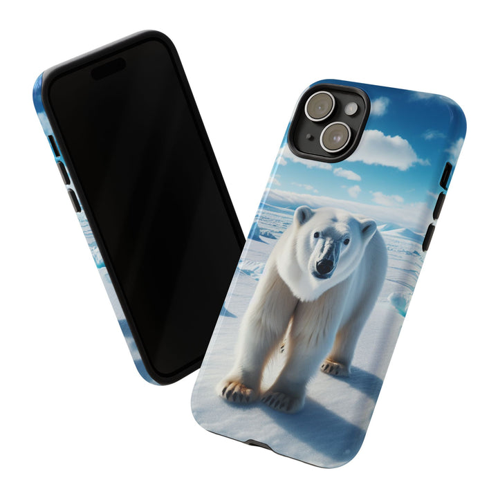 Polar Bear Tough Phone Case - Durable Protector with Arctic Design