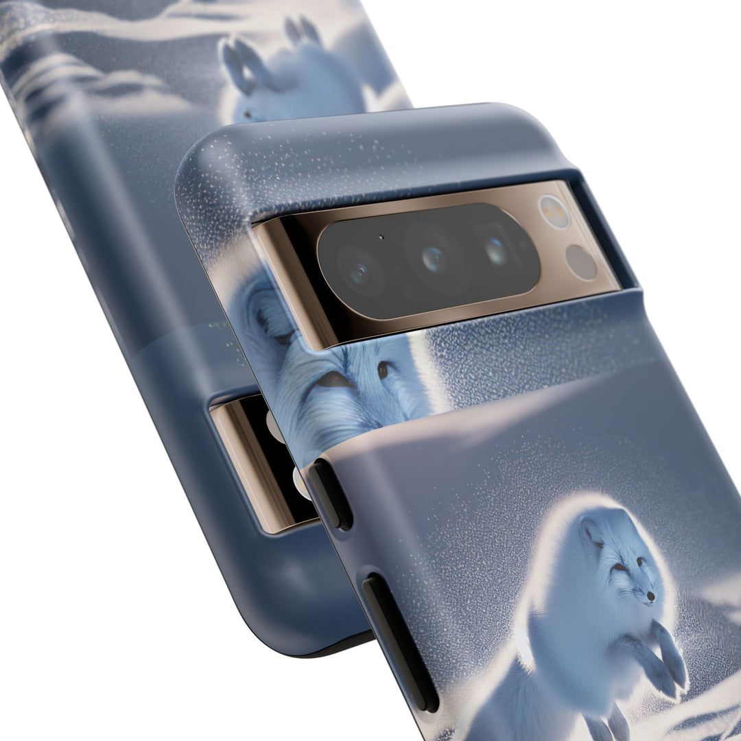 Cute Arctic Fox Phone Case – Tough Protective Cover for Animal Lovers
