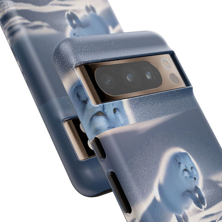 Cute Arctic Fox Phone Case – Tough Protective Cover for Animal Lovers