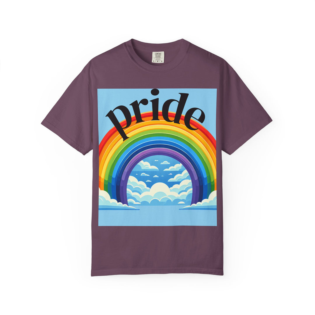 Pride Rainbow T-Shirt | Unisex Garment-Dyed Tee | LGBTQ+ Style, Casual Wear, Gift for Pride Month, Summer Fashion