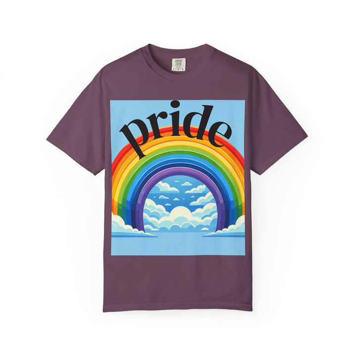 Pride Rainbow T-Shirt | Unisex Garment-Dyed Tee | LGBTQ+ Style, Casual Wear, Gift for Pride Month, Summer Fashion