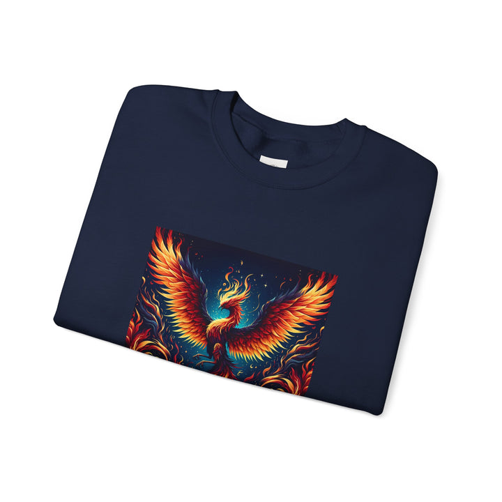 Fiery Phoenix Sweatshirt - Cozy Unisex Crewneck, Gift for Art Lovers