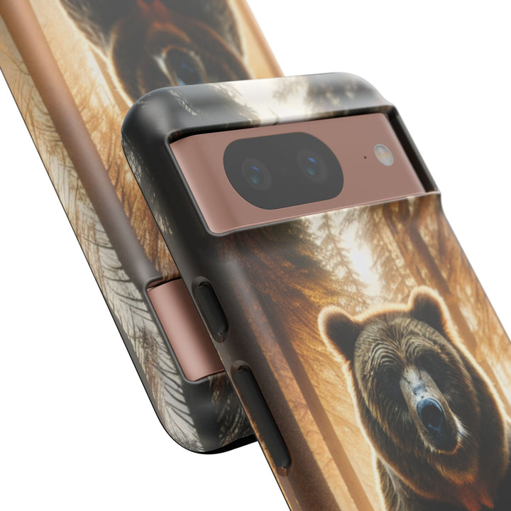 Wildlife Phone Case - Tough Cases with Bear Design, Nature Lover Gift, Animal-Themed Accessories, Eco-Friendly Tech Protection