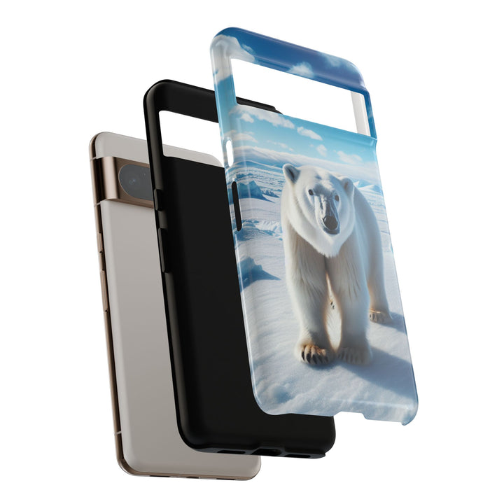 Polar Bear Tough Phone Case - Durable Protector with Arctic Design