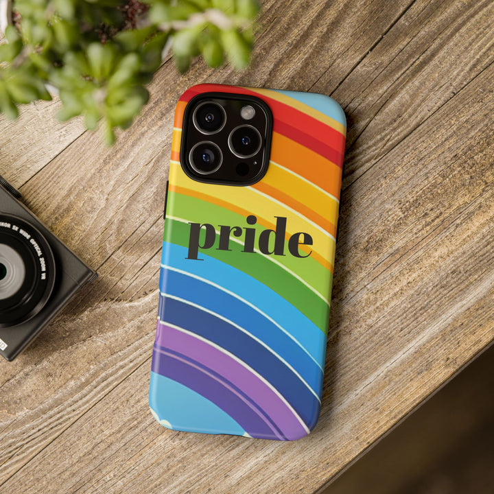 Pride Phone Case - Rainbow Gradient, LGBTQ+ Accessory, Colorful Phone Cover, Unique Gift for Pride Month, Phone Protection