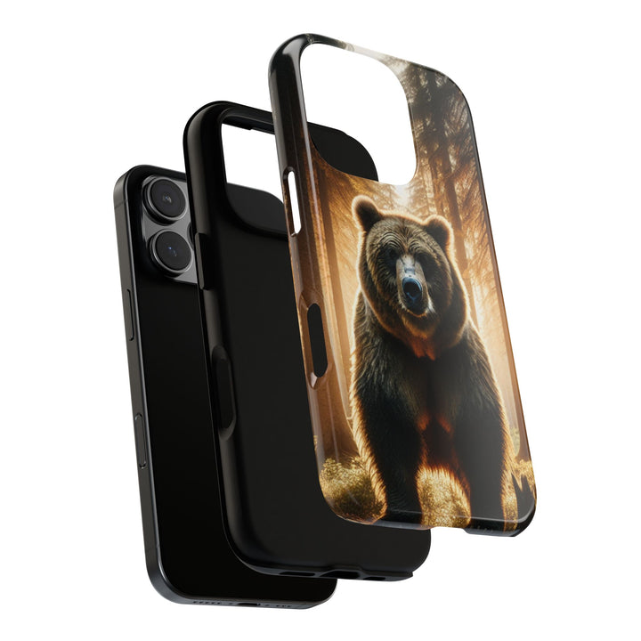 Wildlife Phone Case - Tough Cases with Bear Design, Nature Lover Gift, Animal-Themed Accessories, Eco-Friendly Tech Protection