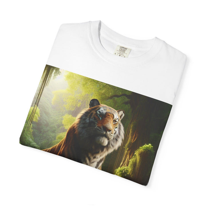 Majestic Tiger Unisex Garment-Dyed T-Shirt