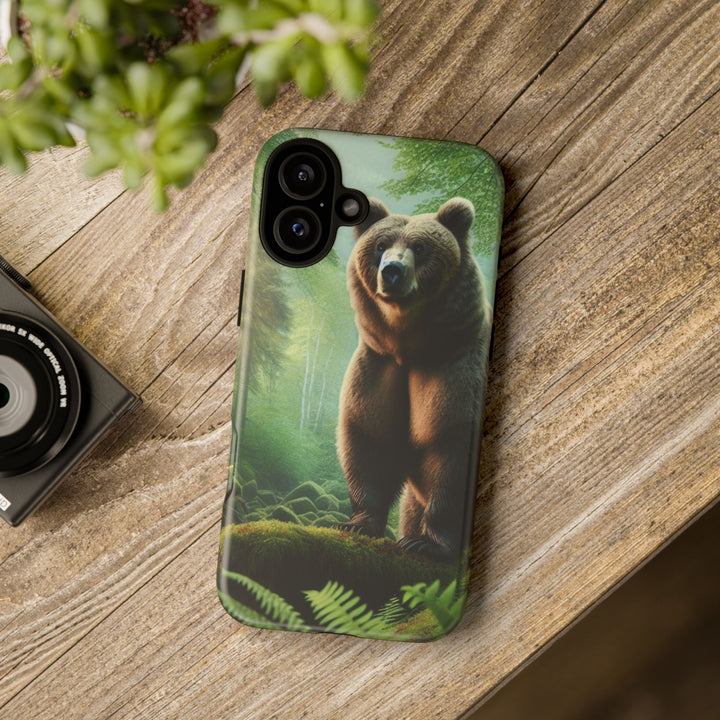 Wildlife Phone Case - Tough Bear Design for Nature Lovers