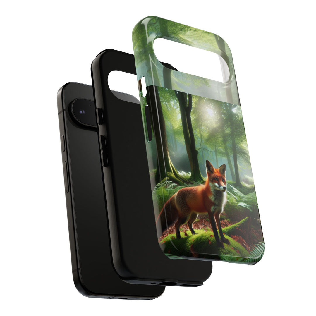 Nature-Inspired Tough Case with Fox Design