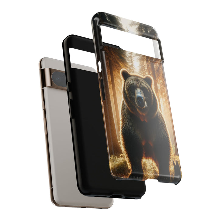 Wildlife Phone Case - Tough Cases with Bear Design, Nature Lover Gift, Animal-Themed Accessories, Eco-Friendly Tech Protection