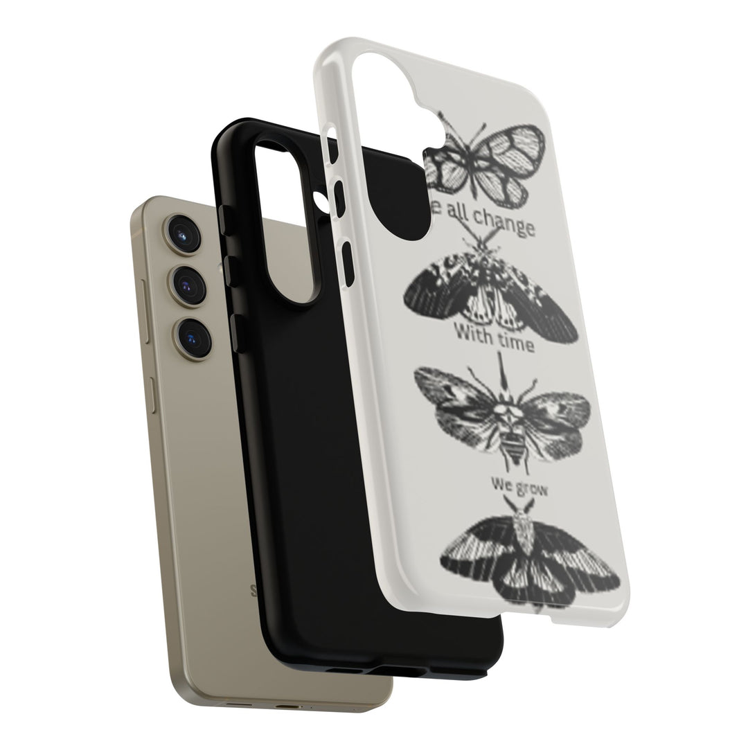Inspirational Phone Case - We All Change With Time - Tough Cases for Nature Lovers